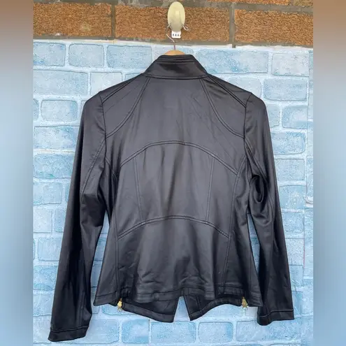 Clara Sun Woo Signature liquid leather jacket size XS Black
