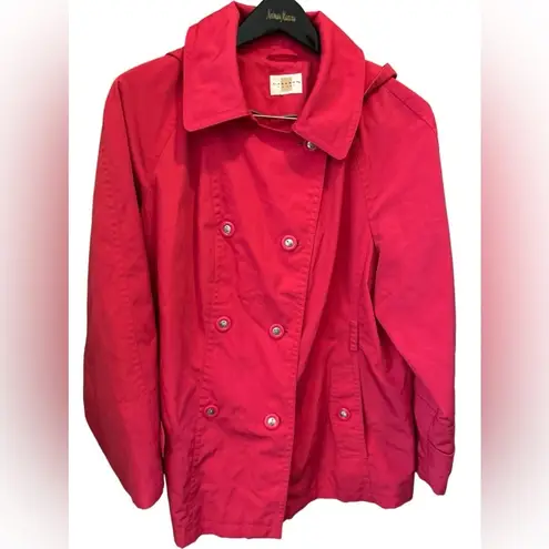 Gallery Woman Pink Double Breasted Jacket Size 2X Casual Fall Lightweight