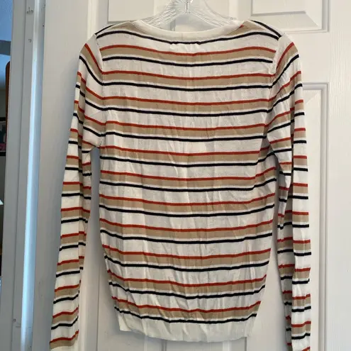 Love Tree  Button Front Cardigan Long Sleeve Stripe S NWT