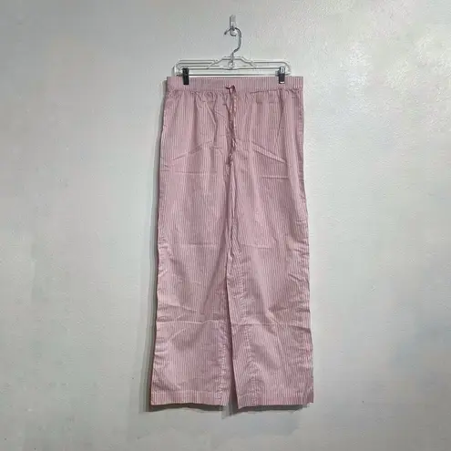 Banana Republic  Pink Striped Pajama Pants Sz M