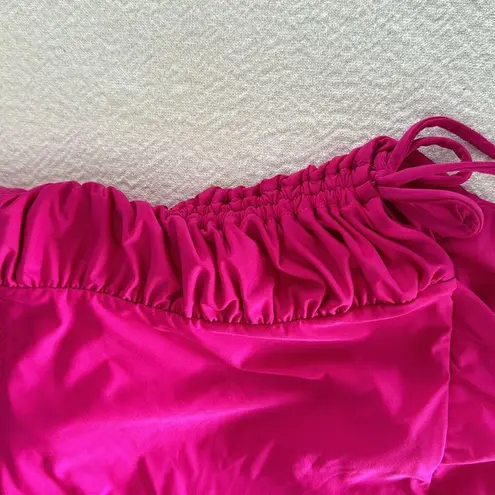 SOLUNA Shirred Delight One Piece Swimsuit, Medium, $148 Pink