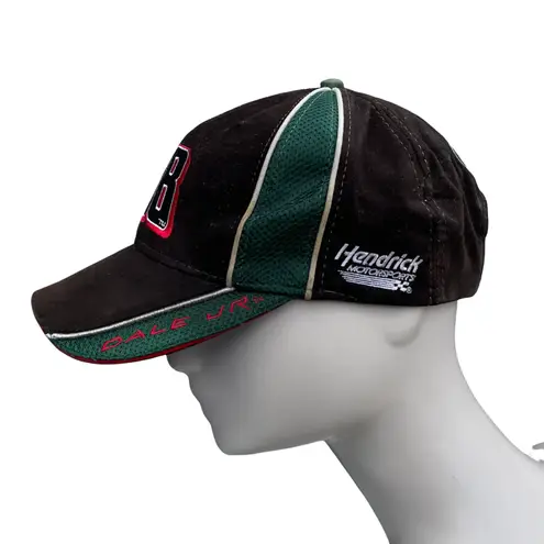 Vintage Nascar #88 Dale Jarrett Black Red Green Adjustable Cap Hat