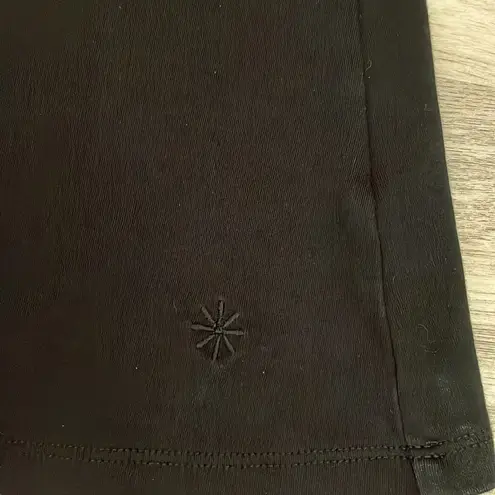 Isaac Mizrahi Live Essentials Black Short Sleeve V-Neck Women's Tee Size Small