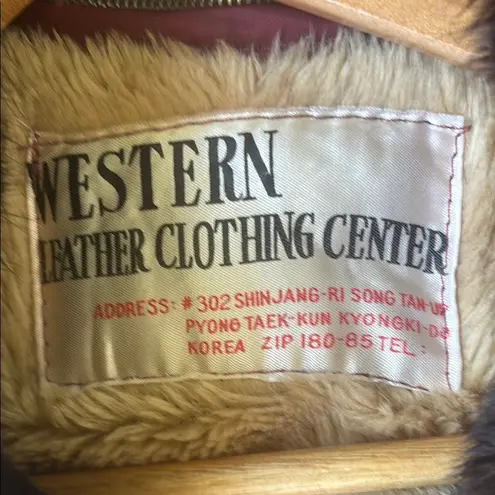 Vintage 70s Brown Leather Coat with Fur Collar – Western Leather Clothing Center Size M