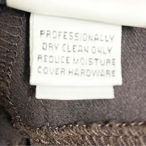 St. John Vintage Y2K Sport Chocolate Brown Stretch Twill High Rise Pant Size 4