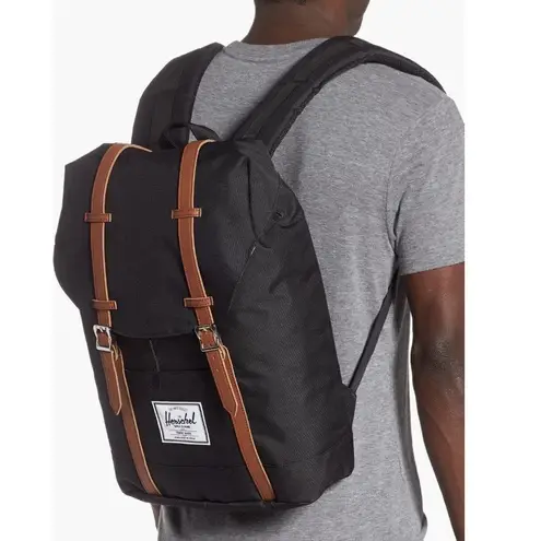 Herschel Supply Company Herschel Supply Co. "Retreat' Little America Backpack, Black\Brown NWT