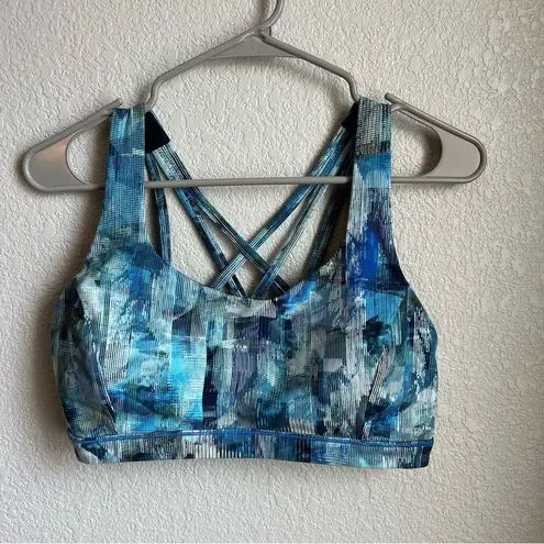 Lululemon  Free To Be Serene Bra
Sun Dazed Multi Blue