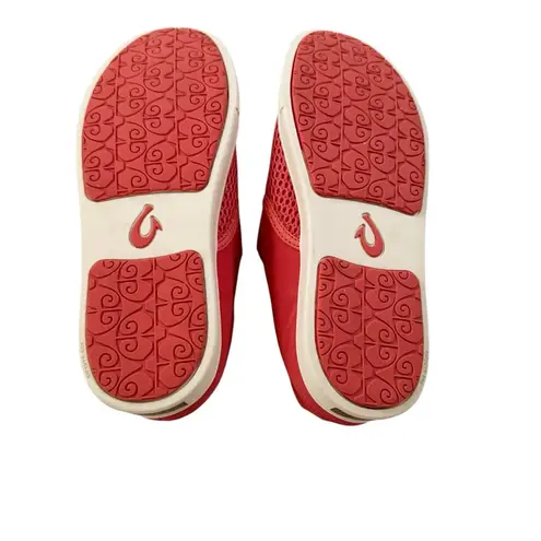 Olukai Women's Pehuea Slip On Shoe Sneaker Flat Paprika Size 8