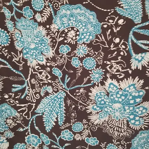 Tanya Taylor ππ Raven Dress ~ Paisley Floral Blue Print 6 NWOT Drop Waist Silk