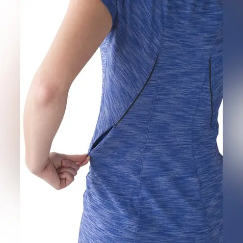 Lululemon  &go Where To Dress Size 2 Heathered Sapphire Blue