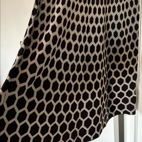 Catherine Malandrino Geometric Black and White Dress Sz XS