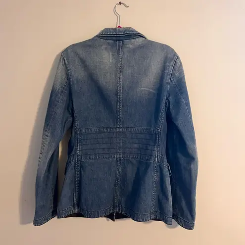 Never worn Gas street mood vintage washed denim jacket size M/L European size. Blue Size L