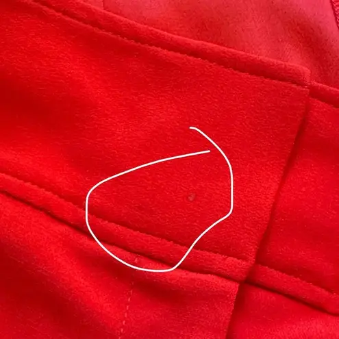 Veronica Beard Faxon Belted Trousers in Cherry Red 16