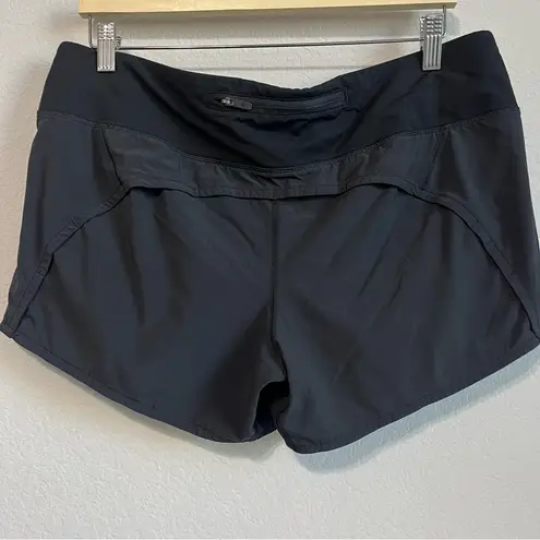 Lululemon  Women’s 2 Run Times Black Lined Athletics Shorts Size 12