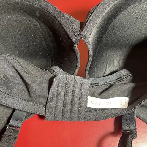 Cacique Bra Lane Bryant Black Full Coverage T-Shirt Padded Underwire 44DD NWT