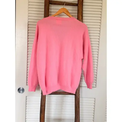 Cold Crush CRUSH Pink 100% Cashmere Cardigan Sweater Cozy Knitwear Soft Luxury Womenswear