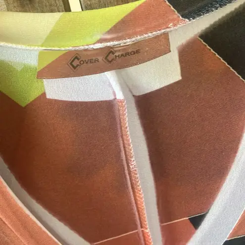 Cover charge Stylish Multicolor Graphic Women's mini dress medium