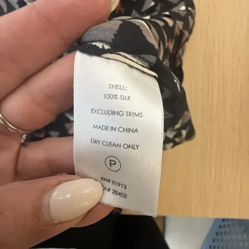 Tracy Reese Plenty by Womens Shirt Dress Size P Multicolor 100% Silk 2378