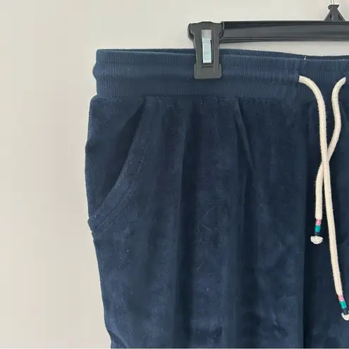 Marine layer Moonlight Velour Jogger Pants Navy Blue XL