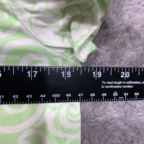 Nautica Women’s Green White Floral Print Cotton Sleep Shirt Dress Size Medium NW