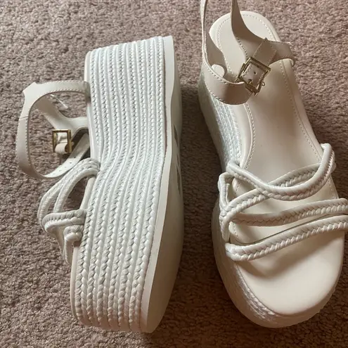 Kelsi Dagger Brooklyn Mend Platform Wedge Sandals 9