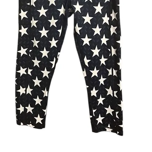 Constantly Varied Gear CVG Blue Star Struck Crop Leggings Size Medium