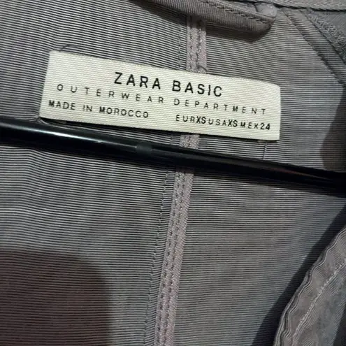 ZARA  basics outerwear trench coat