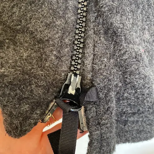 Co Op Mfg. Co. Vintage Y2K Long Sleeve Fleece Hoodie Sz M Acrylic Wool Gray Size M