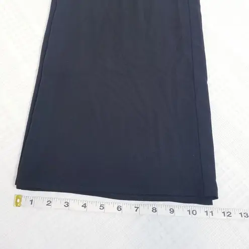 Oak + Fort Black Wide Leg High Rise Pants