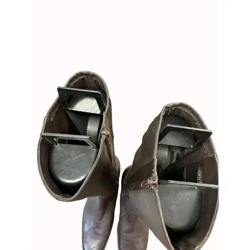 Andrew Gellar Voyage Womens Brown leather below knee boots shoes 8M SKU 6659 Size 8