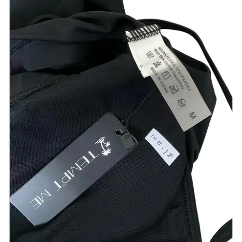 Tempt Me Black Bikini Top NWT (10E-18)