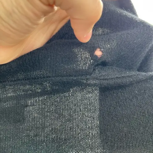 ALLSAINTS Mantle Cardigan women's wool open sweater size US 2 UK 6 black