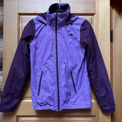 The North Face  DryVent Women's Small Purple Hood Waterproof Rain Jacket Windbreaker