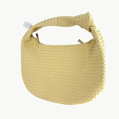 Melie Bianco NWT Anthropologie Melie Blanco Brigitte Large Woven Shoulder Bag | OS | Lemonade