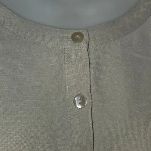 Silhouettes Linen Blend Pull Over Blouse Top Size 2x