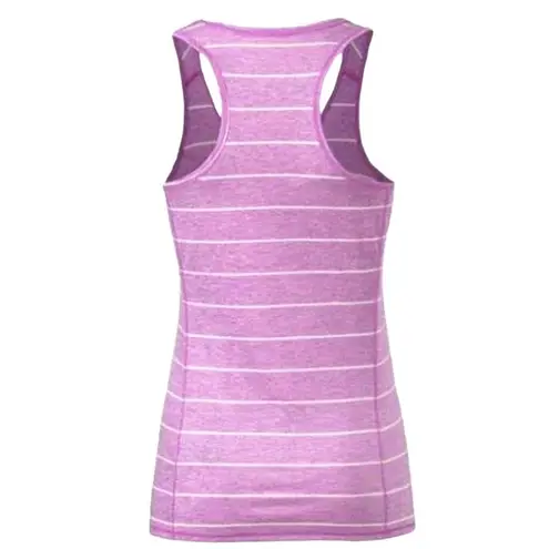 The North Face  Mountain Athletics Sweet Violet Striped Max Tank Top ~ MEDIUM