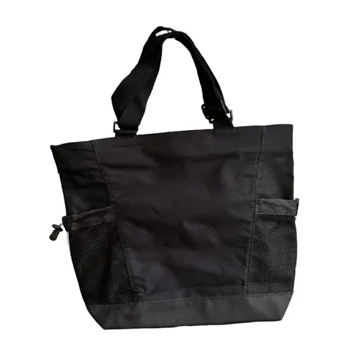 SCAD Tote Bag Savannah College Art Design Black Top Zip Logo Water Bottl…