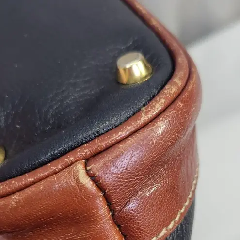 Bally leather shoulder bag made in Italy Blue