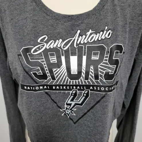 Nba San Antonio Spurs cropped long sleeve tee size small