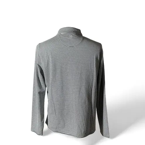 Peter Millar NWT Women Navy White Striped Golf Pullover Sun Protection XL