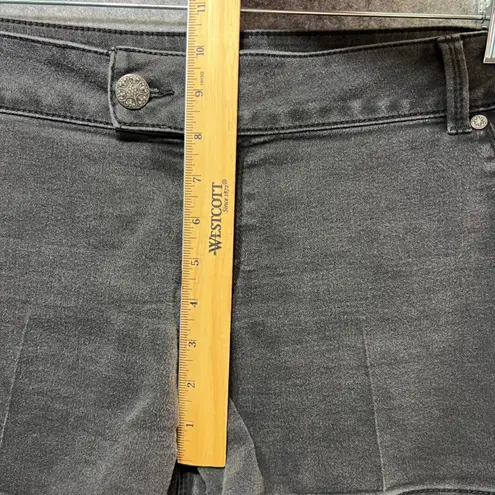 d. jeans New York Gray Denim Shorts Womens 16P Mid Rise Stretch Casual