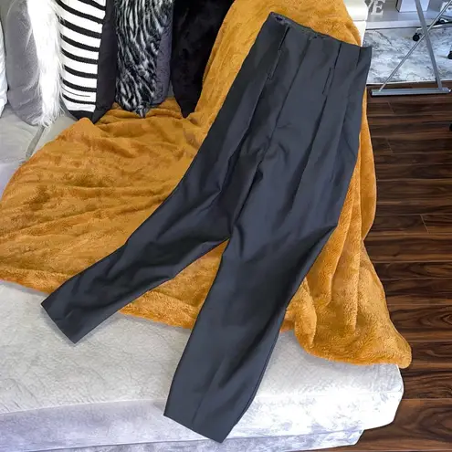 ANINE BING Yves Black High Waist Trouser