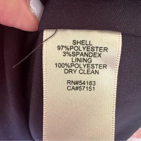 Eliza J . A Line Cutout Sleeveless Dress Women’s 4 Navy Blue Party