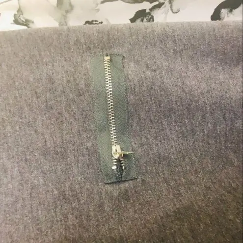 Atmosphere / M / Gray Sweatshirt Zipper Floral Sle