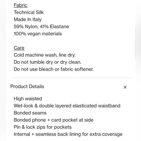 ADAY Through it Higher Leggings with Zippered Pockets