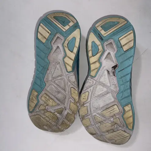 Hoka Arahi 4 Blue Athletic Athleisure Gym Women's Running Shoes Size 9D Wide