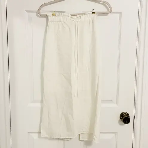 Ivory Cottage Balletcore Summer Ruffle Ribbon Tank Top & Midi Skirt Set