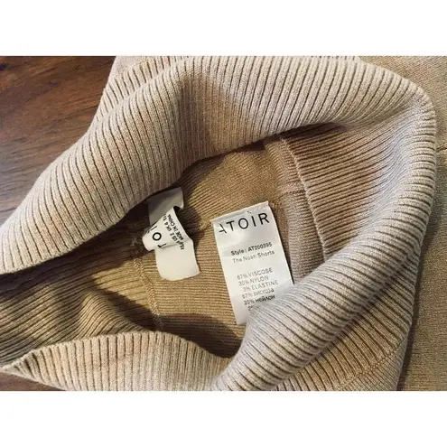 Atoir Noah Knit Shorts in Sepia X