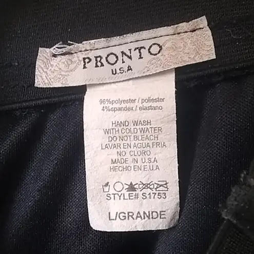 FINAL MARKDOWN Ladies' Pronto Tulle Overlay Shimmer Miniskirt lrg Size L