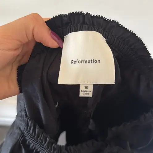 Reformation  Lauryn Top Black, Size 10, $168